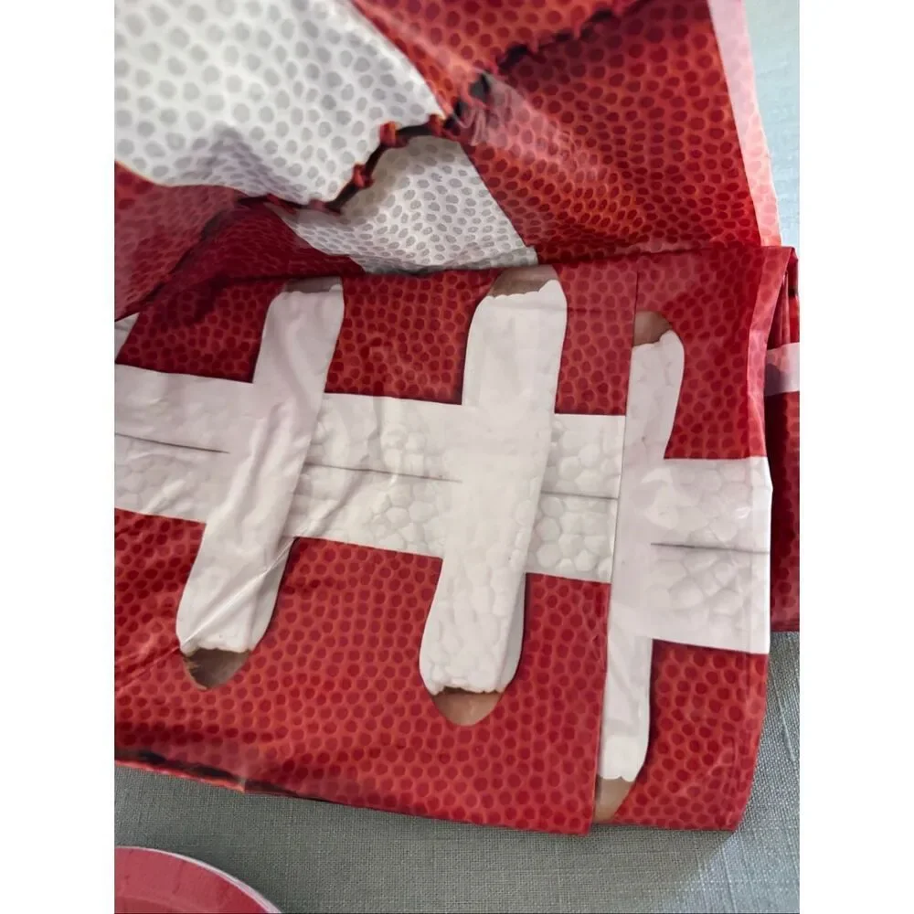 Football party game day touchdown paper plates cups napkins banner supplies tabl